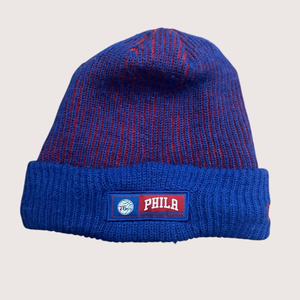 New Era 76ers fleece lined ski cap